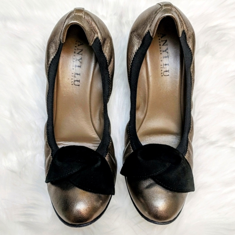 ANYI LU Rose-Bronze Wedge (9)